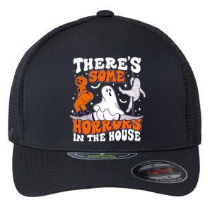 Funny Halloween Theres Some Horrors In The House Flexfit Unipanel Trucker Cap