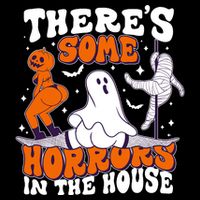 Funny Halloween Theres Some Horrors In The House Impact Tech Backpack