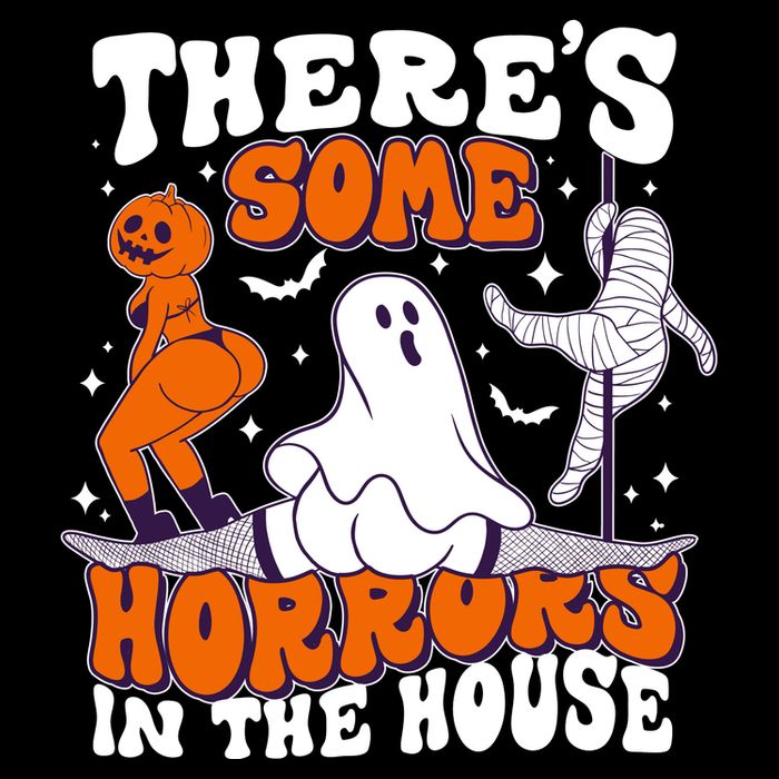 Funny Halloween Theres Some Horrors In The House Impact Tech Backpack