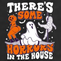 Funny Halloween Theres Some Horrors In The House 25L Jumbo Tote