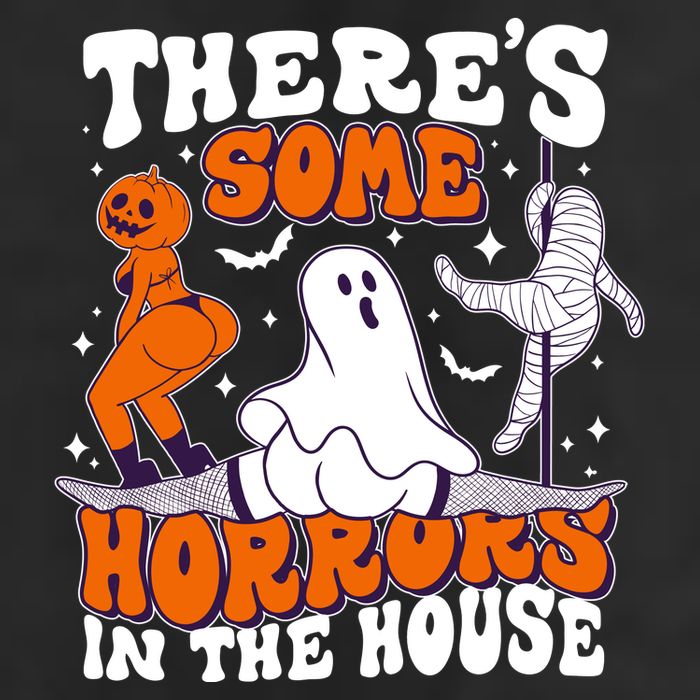 Funny Halloween Theres Some Horrors In The House 25L Jumbo Tote
