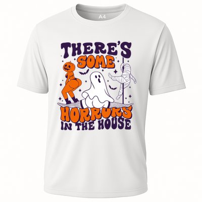 Funny Halloween Theres Some Horrors In The House Performance Shirt