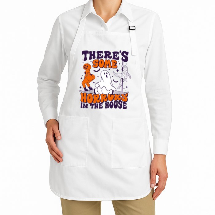 Funny Halloween Theres Some Horrors In The House Apron