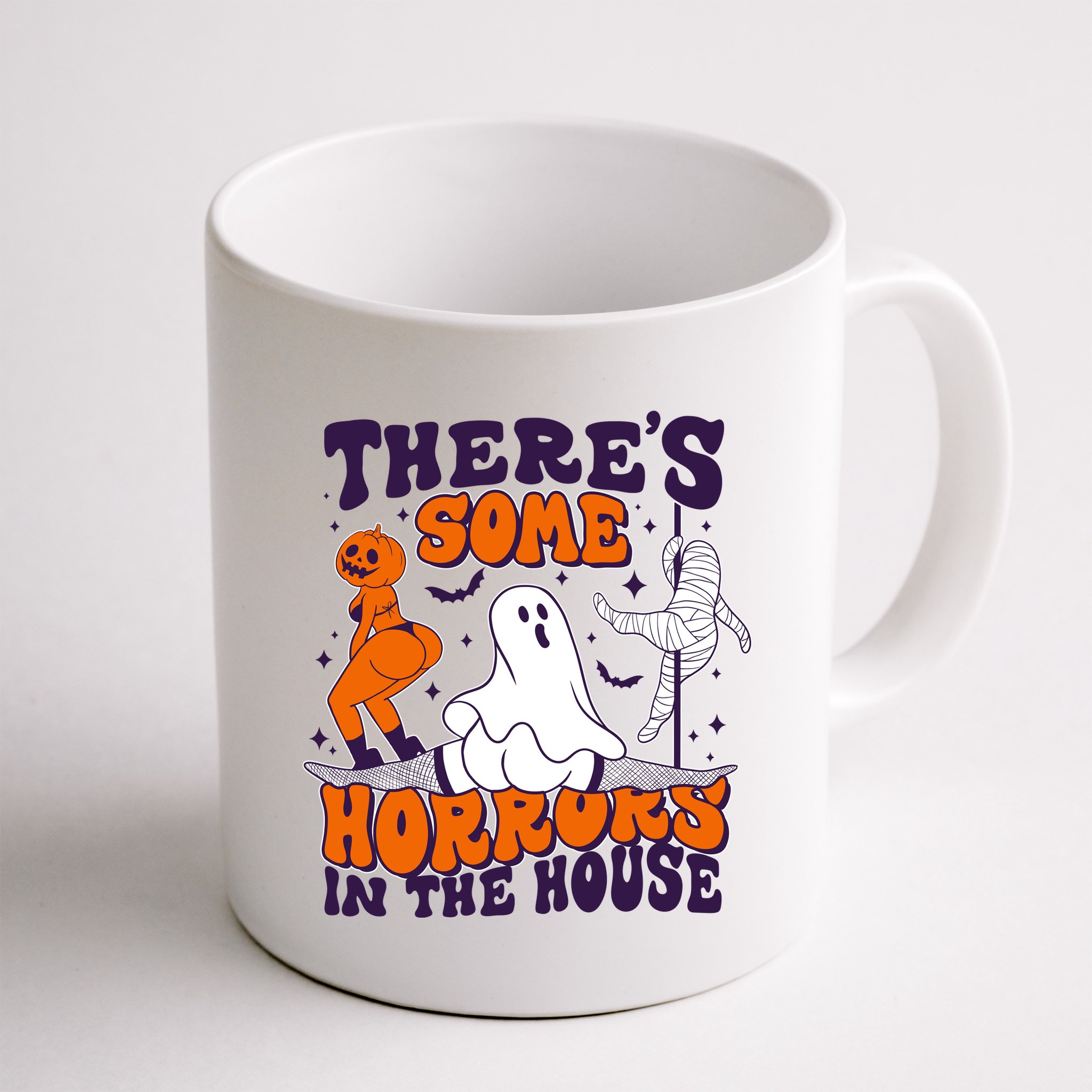 Funny Halloween Theres Some Horrors In The House Mug