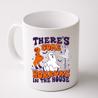 Funny Halloween Theres Some Horrors In The House Mug