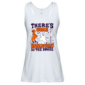 Funny Halloween Theres Some Horrors In The House Ladies Essential Flowy Tank