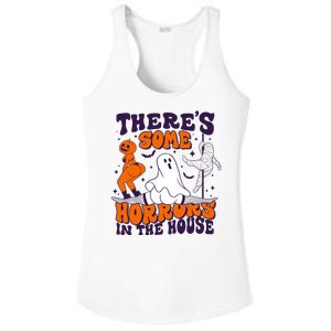 Funny Halloween Theres Some Horrors In The House Ladies PosiCharge Competitor Racerback Tank