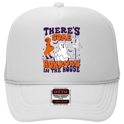 Funny Halloween Theres Some Horrors In The House Trucker Hat