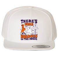 Funny Halloween Theres Some Horrors In The House Wool Snapback Cap