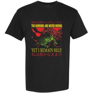 Frog Horror The Horrors Are Never Ending Frog Garment-Dyed Heavyweight T-Shirt