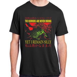 Frog Horror The Horrors Are Never Ending Frog Adult ChromaSoft Performance T-Shirt