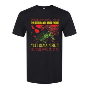 Frog Horror The Horrors Are Never Ending Frog Softstyle CVC T-Shirt