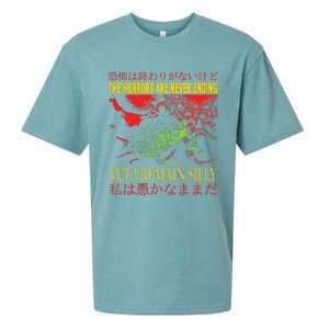 Frog Horror The Horrors Are Never Ending Frog Sueded Cloud Jersey T-Shirt