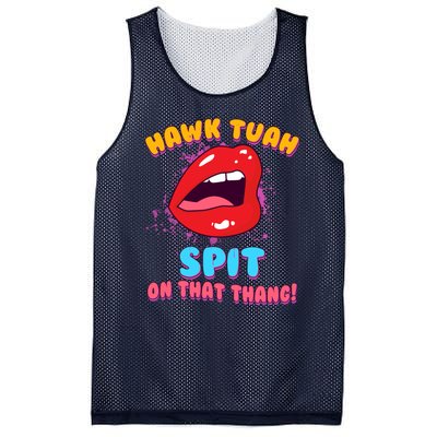 Funny Hawk Tuah Spit On That Thang Mesh Reversible Basketball Jersey Tank