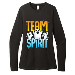 Funny Halloween Team Spirit Ghosts Gift Womens CVC Long Sleeve Shirt