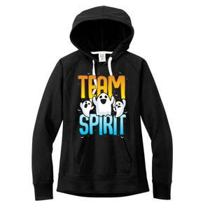 Funny Halloween Team Spirit Ghosts Gift Women's Fleece Hoodie