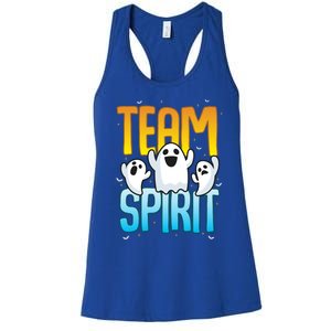 Funny Halloween Team Spirit Ghosts Gift Women's Racerback Tank