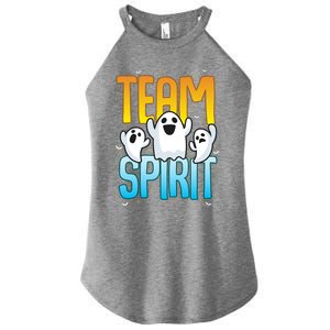 Funny Halloween Team Spirit Ghosts Gift Women's Perfect Tri Rocker Tank