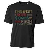 From Husband The Best Wife Comes From Connecticut Cooling Performance Crew T-Shirt