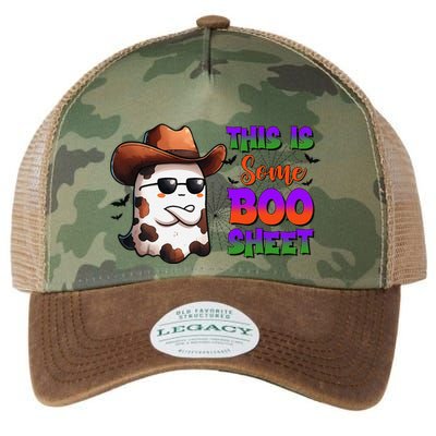 Funny Halloween This Is Boo  Gift For Halloween Legacy Tie Dye Trucker Hat