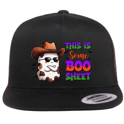 Funny Halloween This Is Boo  Gift For Halloween Flatbill Hat