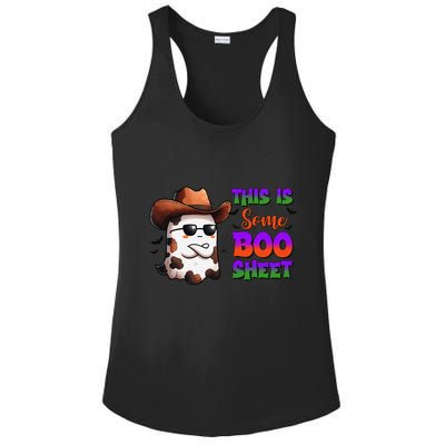 Funny Halloween This Is Boo  Gift For Halloween Ladies PosiCharge Competitor Racerback Tank