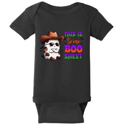 Funny Halloween This Is Boo  Gift For Halloween Baby Bodysuit