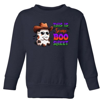 Funny Halloween This Is Boo  Gift For Halloween Toddler Sweatshirt