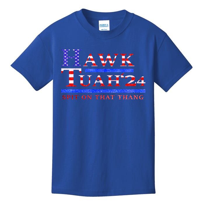 Funny Hawk Tush Spit On That Thing Presidential Candidate Parody Gift Kids T-Shirt