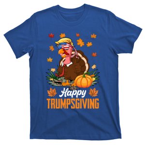 Funny Happy Trumpsgiving Thanksgiving Trump Turkey Usa Flag Funny Gift T-Shirt