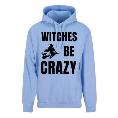 Funny Halloween Themed Quote Witches Be Crazy Cool Gift Unisex Surf Hoodie