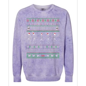 Funny Holiday Ugly Xmas I Prefer Halloween Christmas Sweater Colorblast Crewneck Sweatshirt