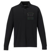 Funny Holiday Ugly Xmas I Prefer Halloween Christmas Sweater Performance Long Sleeve Polo