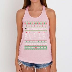 Funny Holiday Ugly Xmas I Prefer Halloween Christmas Great Gift Women's Knotted Racerback Tank