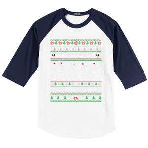 Funny Holiday Ugly Xmas I Prefer Halloween Christmas Sweater Gift Baseball Sleeve Shirt