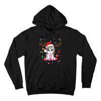 Festive Holiday Unicorn Deer Print Tall Hoodie