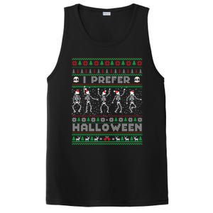 Funny Holiday Ugly Xmas I Prefer Halloween Christmas Great Gift PosiCharge Competitor Tank