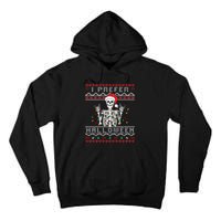 funny holiday Ugly xmas I prefer halloween christmas Tall Hoodie