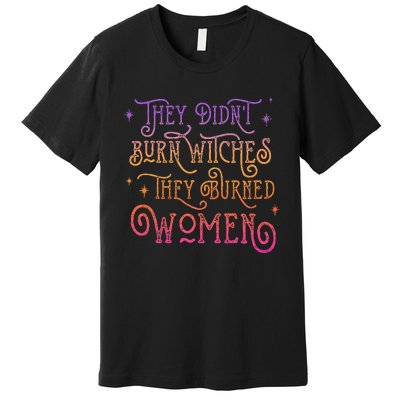 Feminist Halloween: Unveiling the Witch Trials Premium T-Shirt