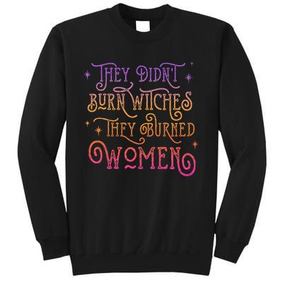 Feminist Halloween: Unveiling the Witch Trials Tall Sweatshirt