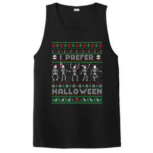 Funny Holiday Ugly Xmas I Prefer Halloween Christmas Great Gift PosiCharge Competitor Tank