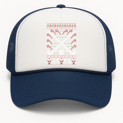 Field Hockey Ugly Christmas Funny Holiday Xmas Gift Trucker Hat