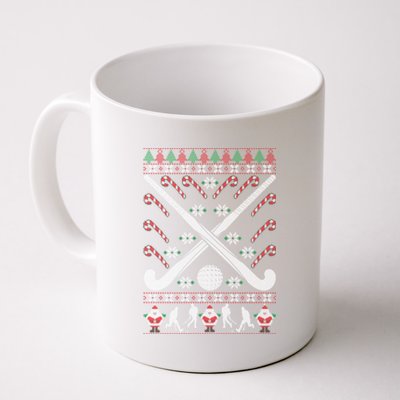 Field Hockey Ugly Christmas Funny Holiday Xmas Gift Coffee Mug