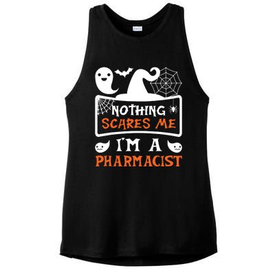 Funny Halloween Vampire Pharmacist Ladies PosiCharge Tri-Blend Wicking Tank