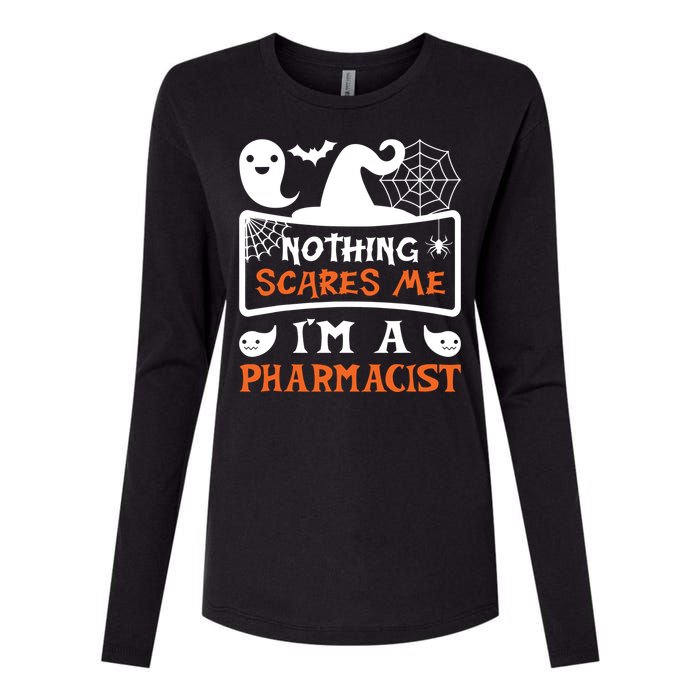 Funny Halloween Vampire Pharmacist Womens Cotton Relaxed Long Sleeve T-Shirt