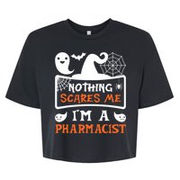 Funny Halloween Vampire Pharmacist Bella+Canvas Jersey Crop Tee