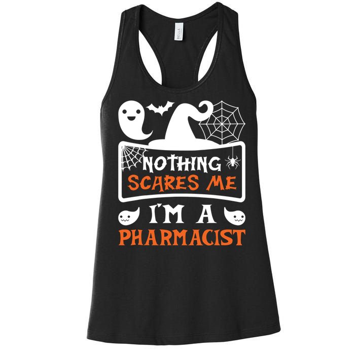 Funny Halloween Vampire Pharmacist Women's Racerback Tank