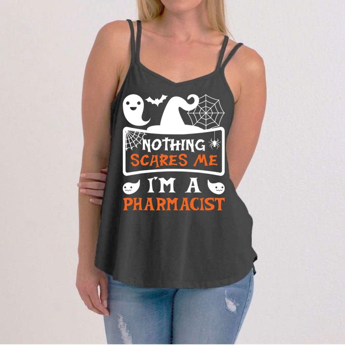 Funny Halloween Vampire Pharmacist Women's Strappy Tank