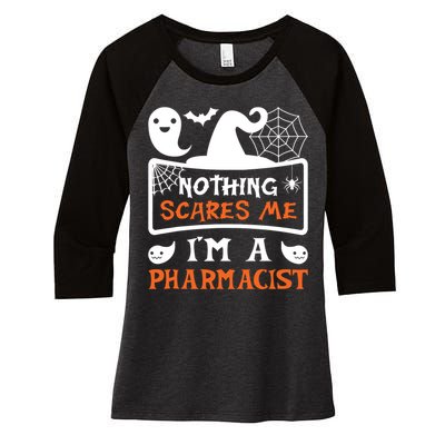 Funny Halloween Vampire Pharmacist Women's Tri-Blend 3/4-Sleeve Raglan Shirt