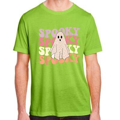 Funny Halloween Vibes Retro Spooky Ghost Boo Spooky Season Gift Adult ChromaSoft Performance T-Shirt